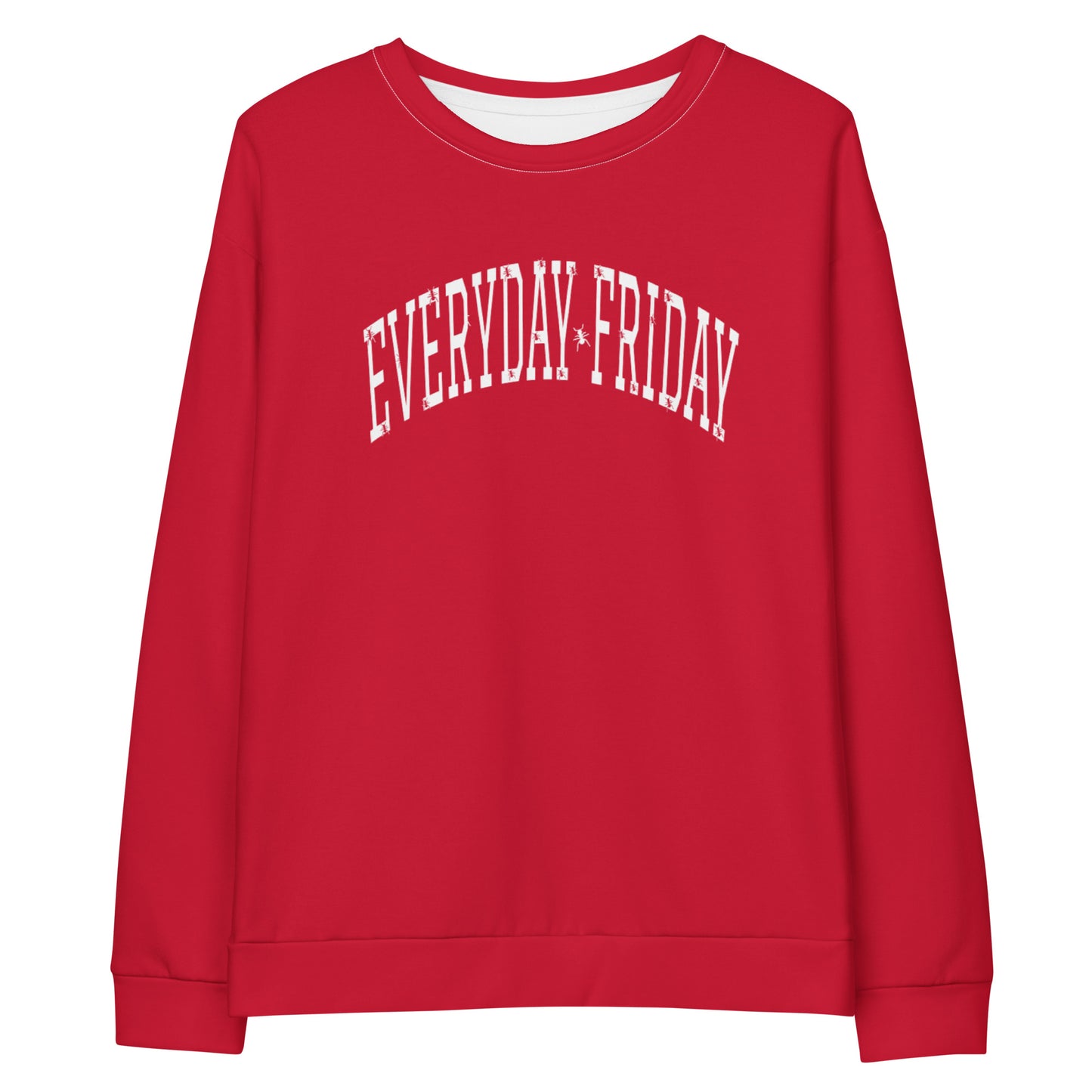 Everyday Friday University | Crewneck | Cherry Red