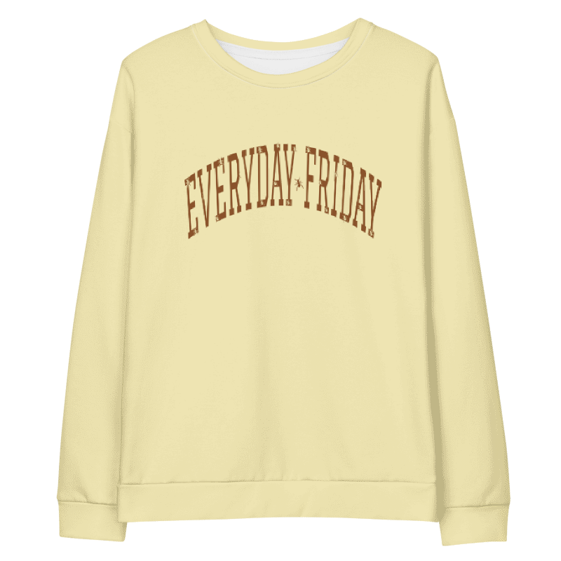 Everyday Friday University | Crewneck | Cream