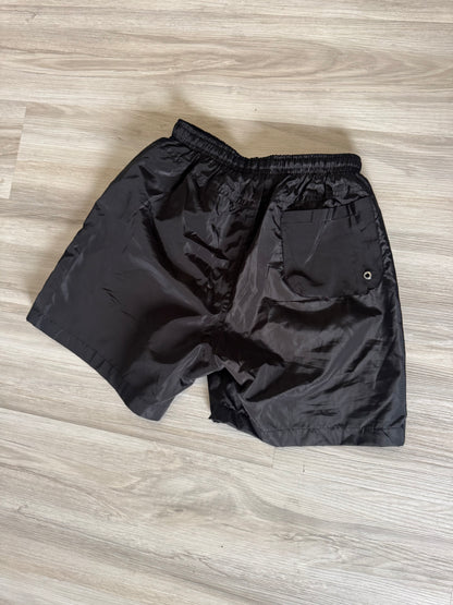 Bold Black Reflective Shorts