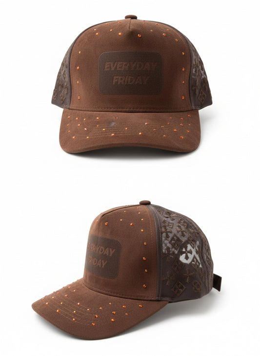 Brown Suede Hat
