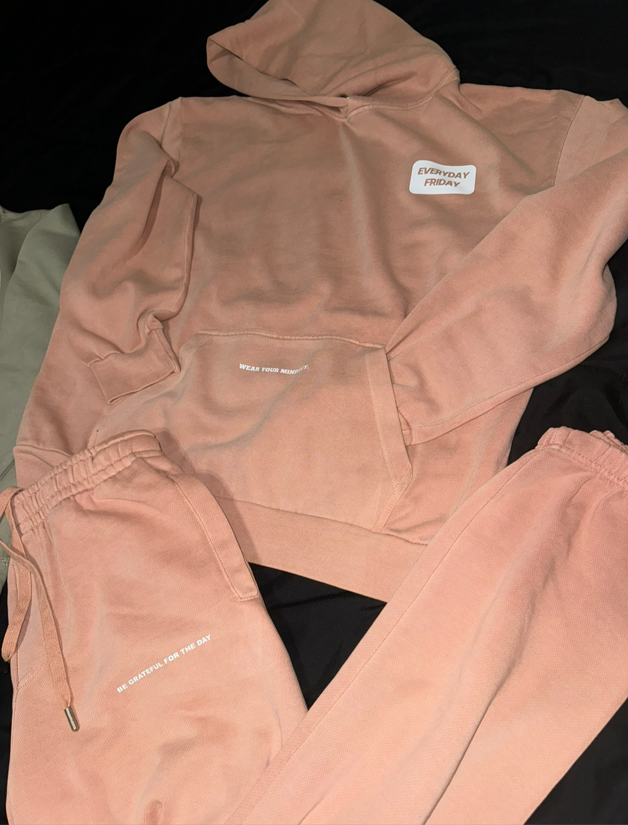 Rusty Pink Hoodie Set