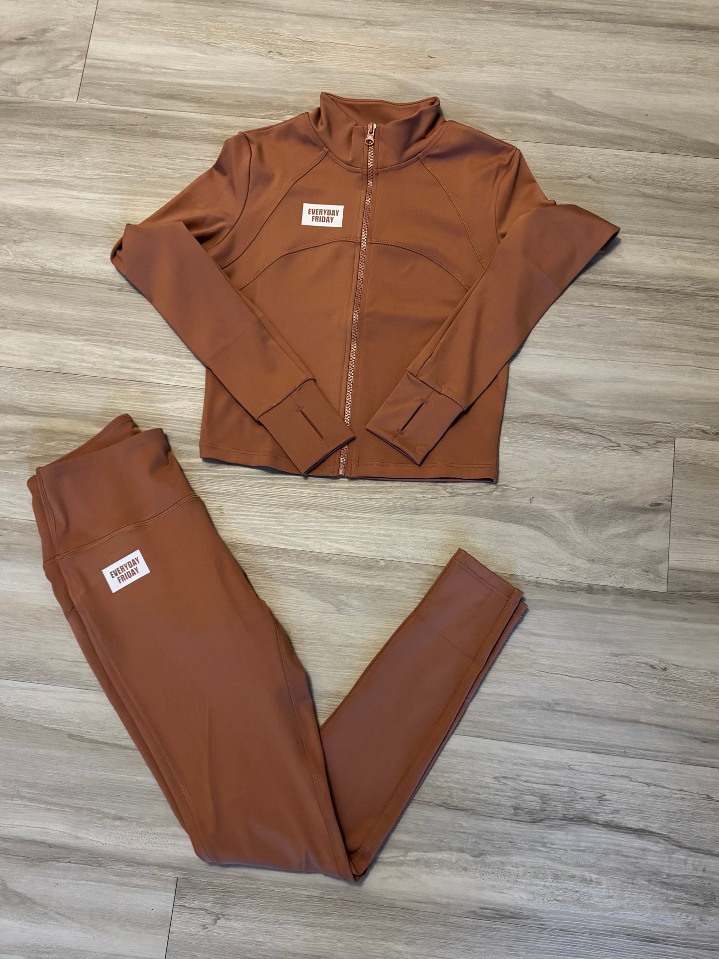 Nude Mocha Activewear Set