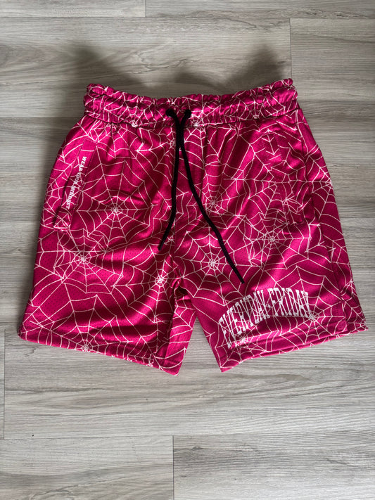 Crimson MindWeb Shorts