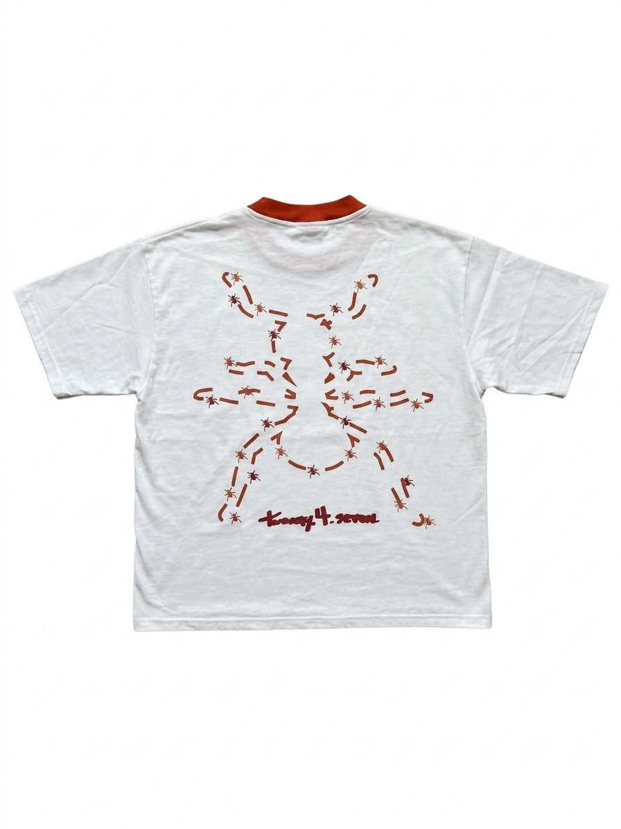 Everyday Friday University | 24/7 Orange/White Graphic Tee