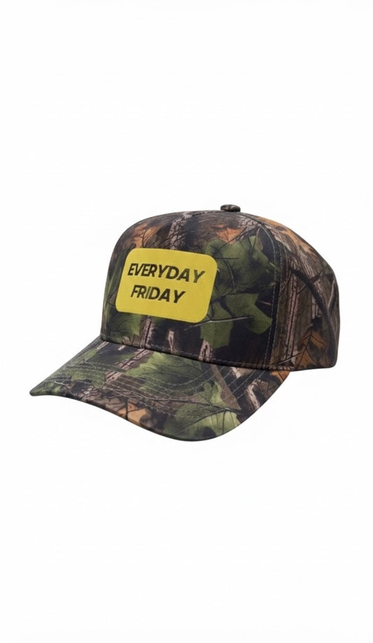Camo Hat w/ Yellow Patch