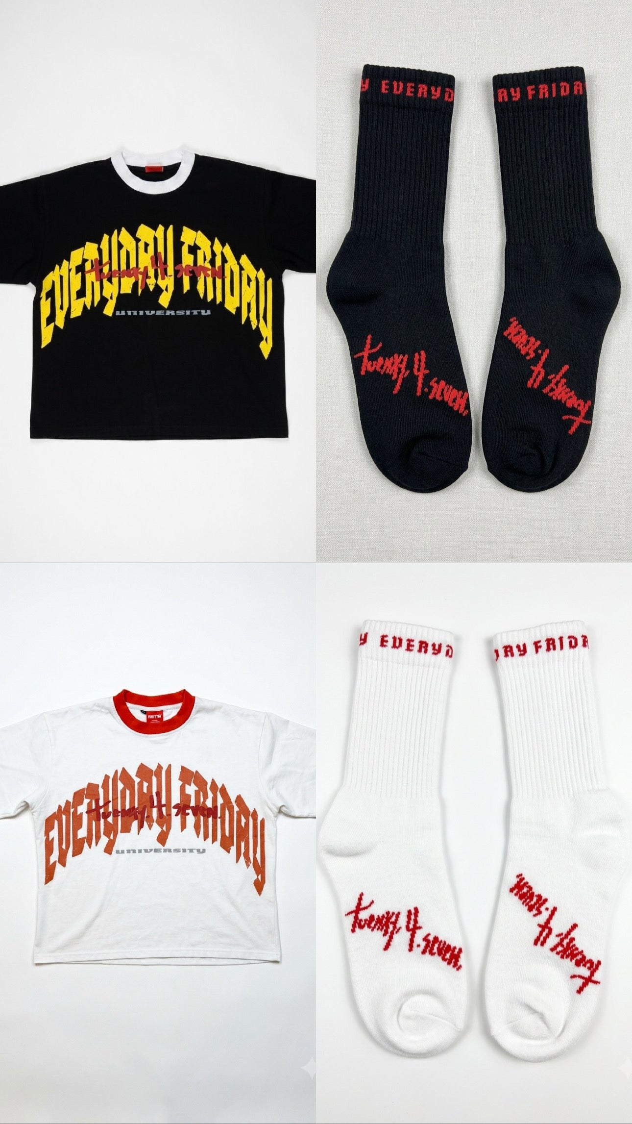 2 Shirts, 1 Pair of Socks