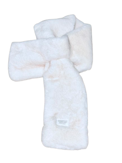 Beige Faux-Fur Scarf