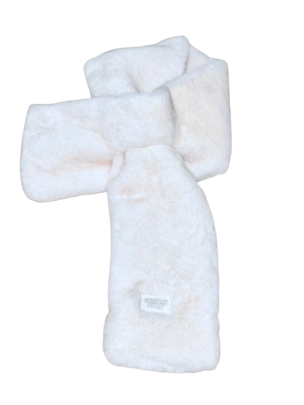 Beige Faux-Fur Scarf